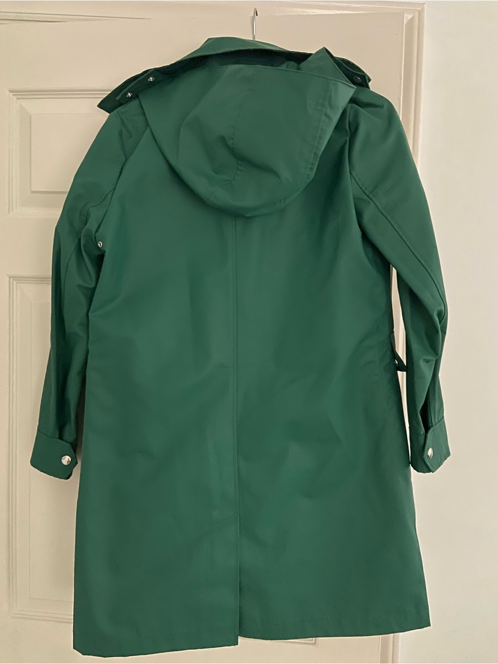 NWT JCrew Green Raincoat - Picture 4 of 6